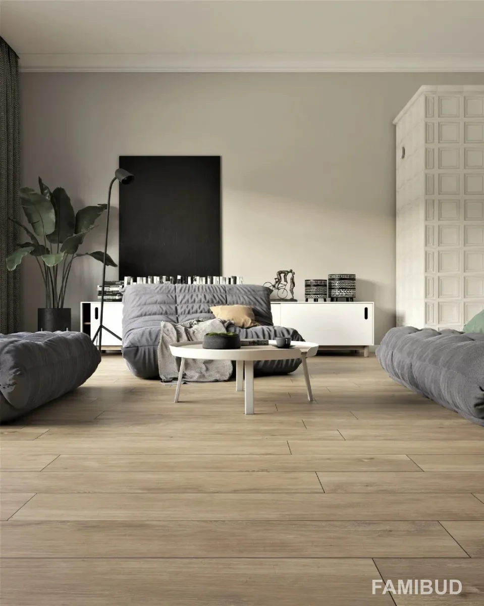 Плитка керамогранітна Scandinavia Cream Rect, 200×1200×10, Stargres