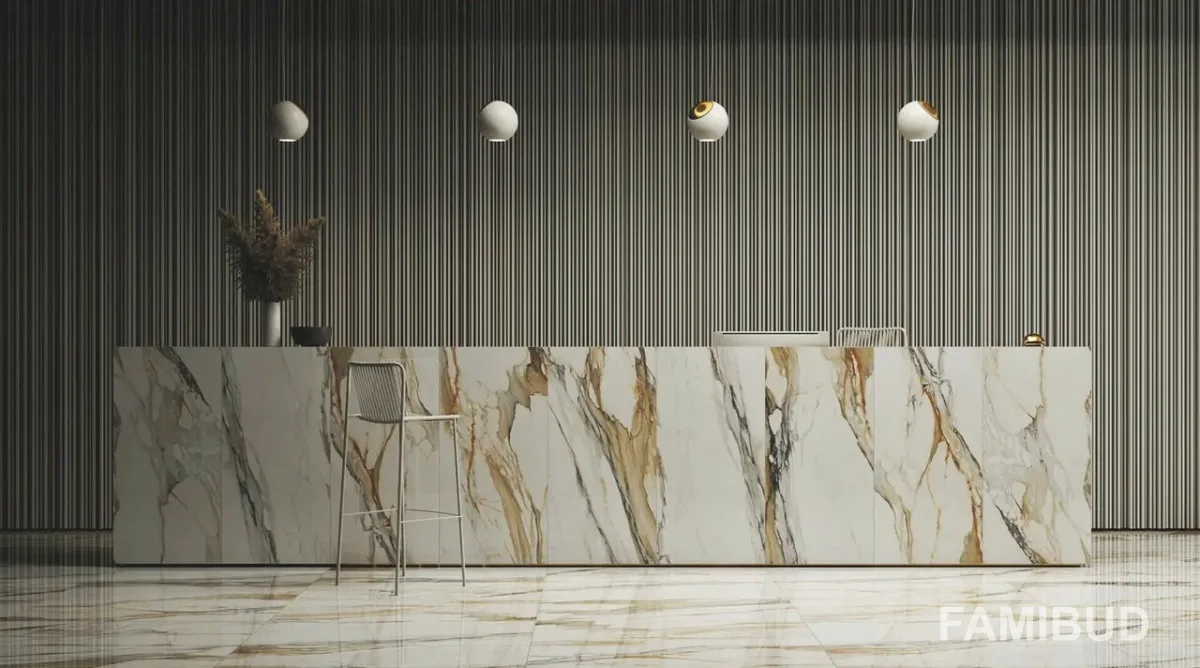 Плитка керамогранітна Calacatta Gold Rect, 600×1200×10, Stargres