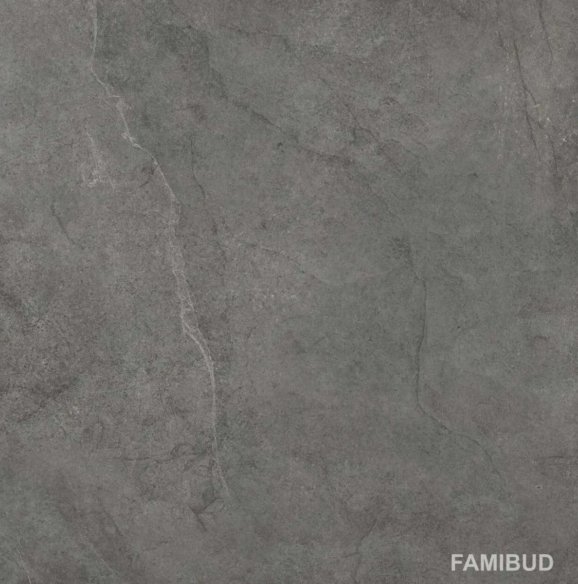 Плитка керамогранітна Pizarra Dark Grey Rect, 600×600×8, Stargres