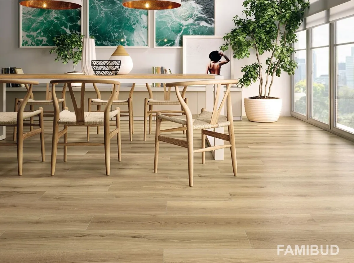 Плитка керамогранітна Taiga Beige Rect, 200×1200×10, Stargres