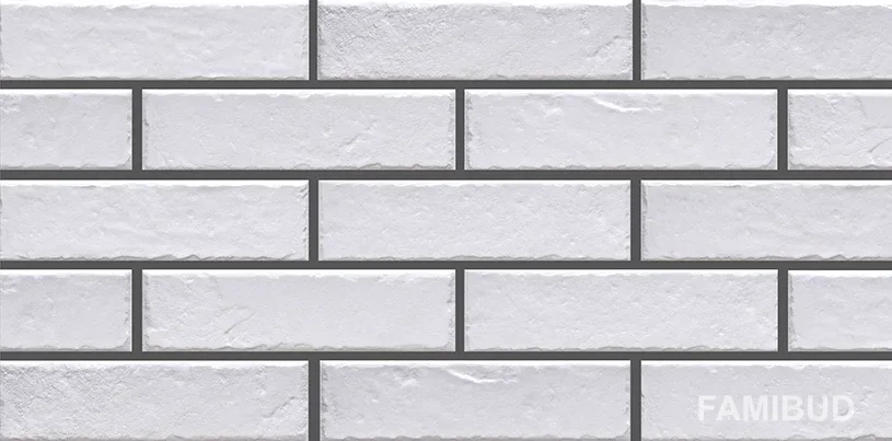 Плитка фасадна Foggia Bianco, 65×245×8, Cerrad