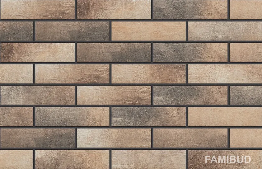 Плитка фасадна Loft Brick Masala, 6,5×24,5×0,8, Cerrad