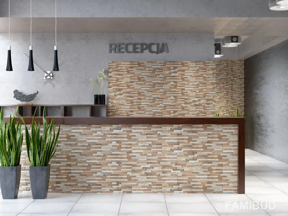 Плитка фасадна Kallio Sand, 150×450×9, Cerrad