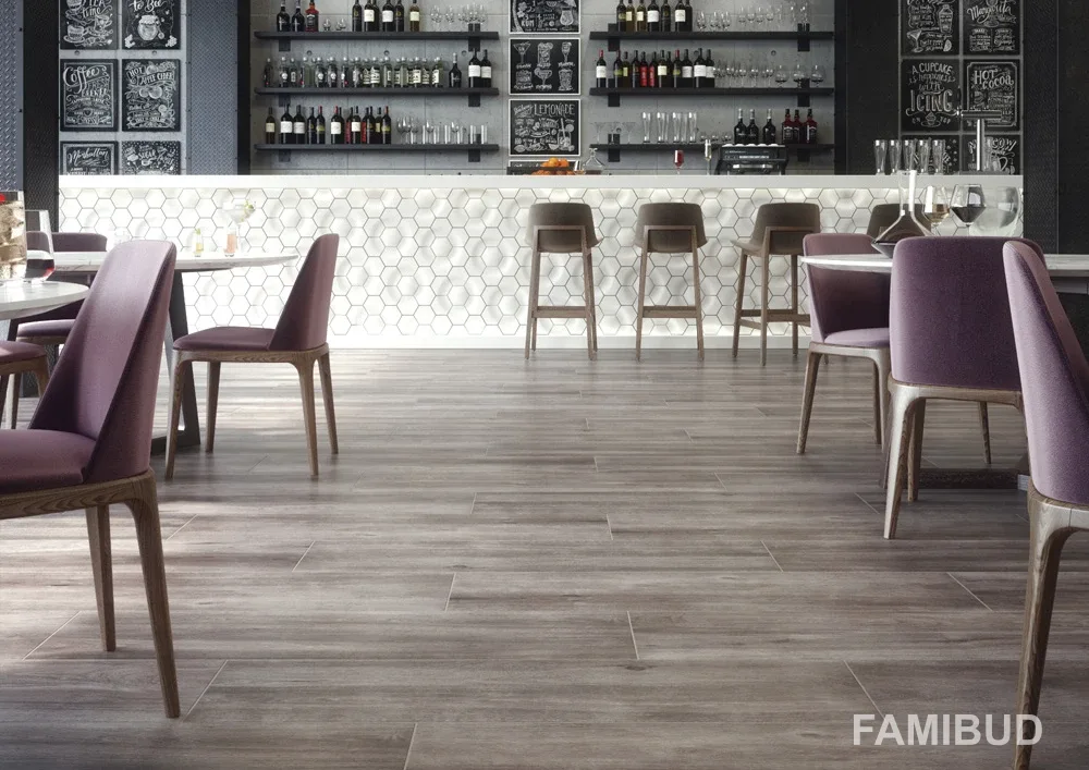Плитка підлогова Mattina Grigio Rect, 19,3×120,2×0,8, Cerrad
