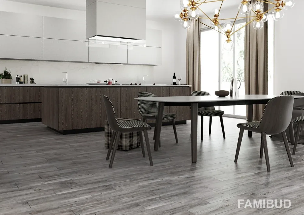 Плитка керамогранітна Cortone Grigio Rect, 193×1202×8, Cerrad