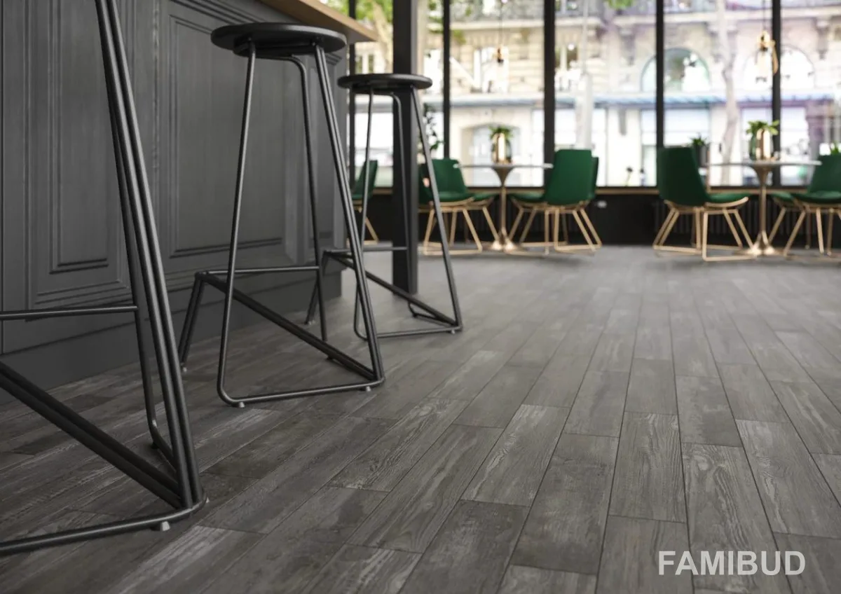 Плитка підлогова Notta Anthracite, 11×60×0,8, Cerrad