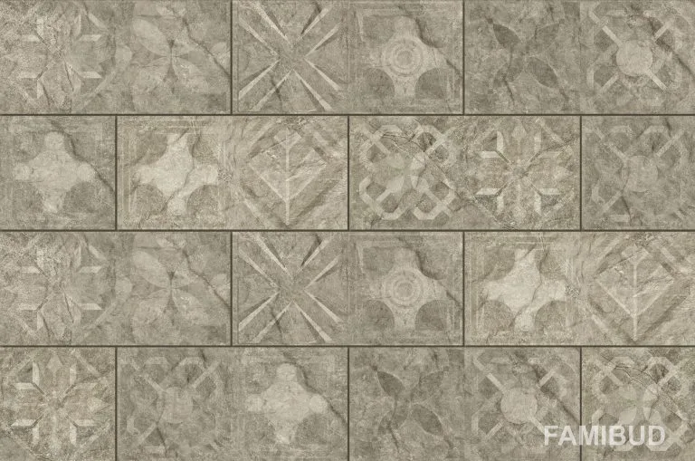 Плитка фасадна Torstone Grys Decor, 148×300×9, Cerrad