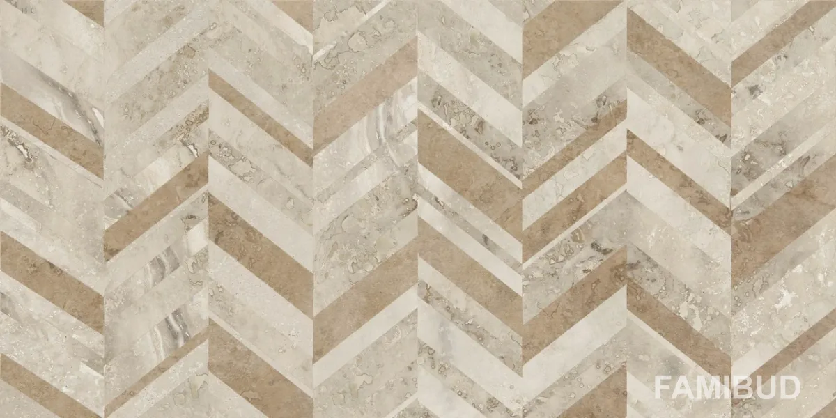 Декор Rapolano Beige Rect, 300×600, Ceramika Color