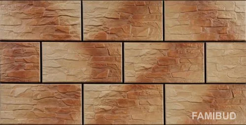 Камінь фасадний Cer 8 Mocca, 14,8×30×0,9, Cerrad