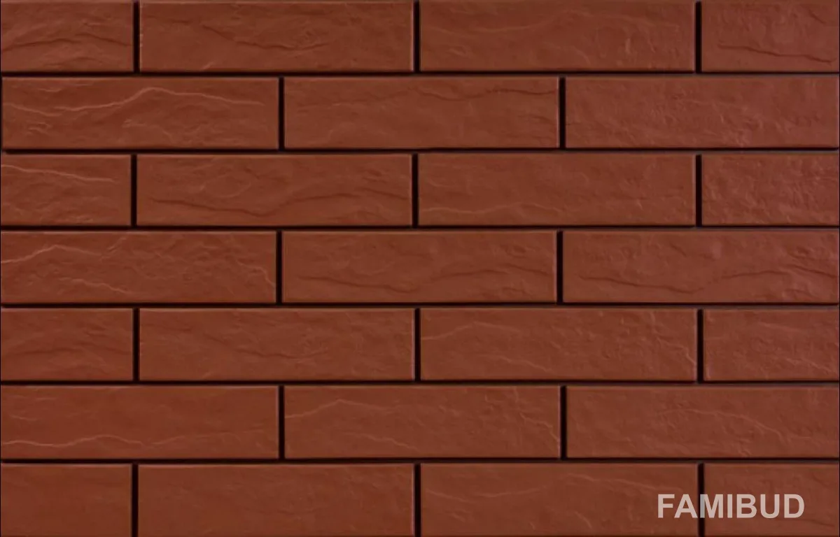 Плитка фасадна Rot Rustiko, 6,5×24,5×0,65, Cerrad