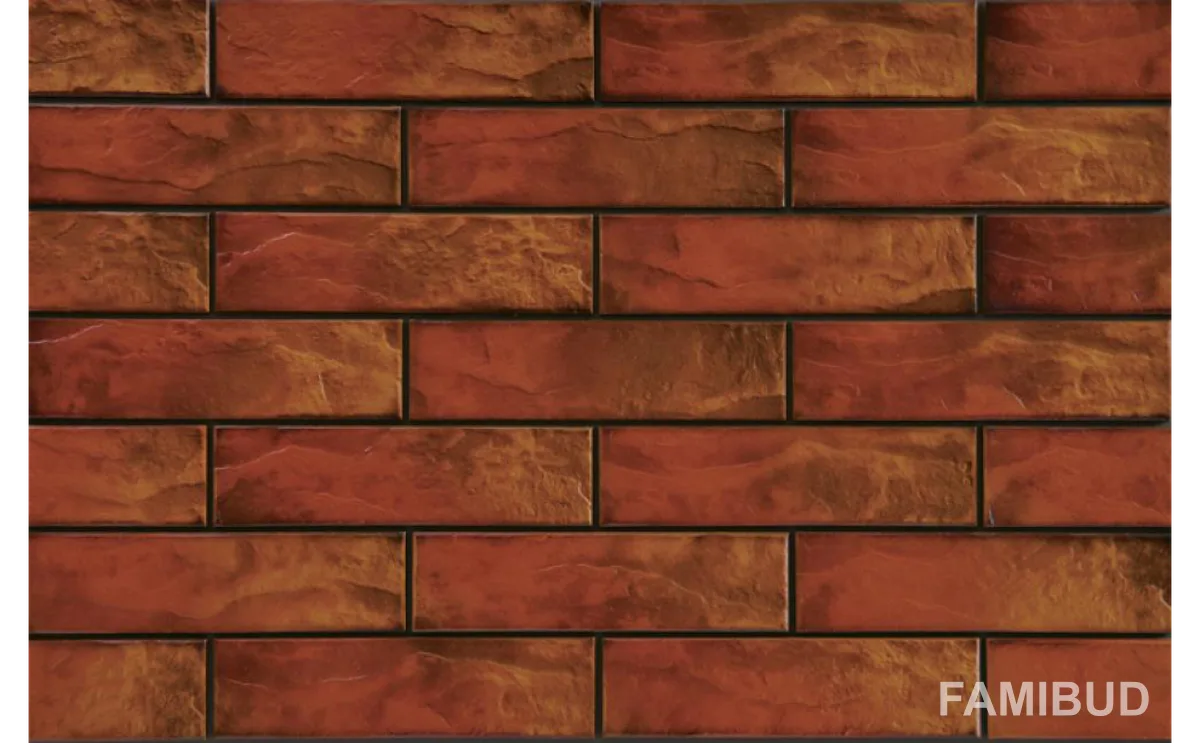 Плитка фасадна Usa Colorado Rust, 65×245×6,5, Cerrad