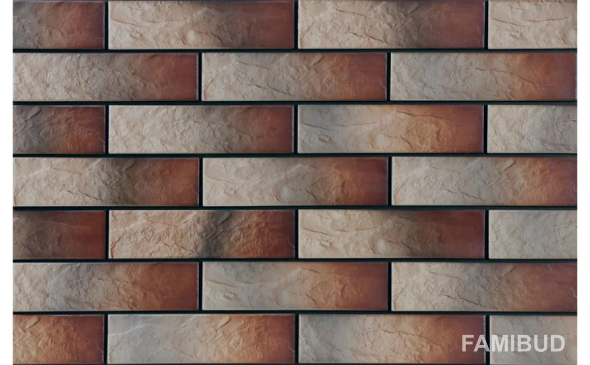 Плитка фасадна Alaska Rustiko, 6,5×24,5×0,65, Cerrad