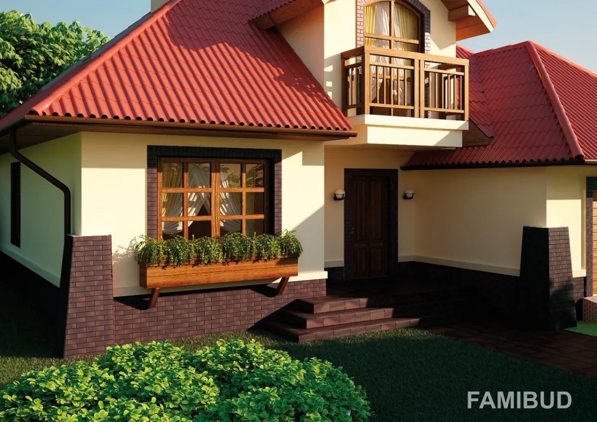 Плитка фасадна з відтінком Country Wisnia Rust, 65×245×6,5, Cerrad