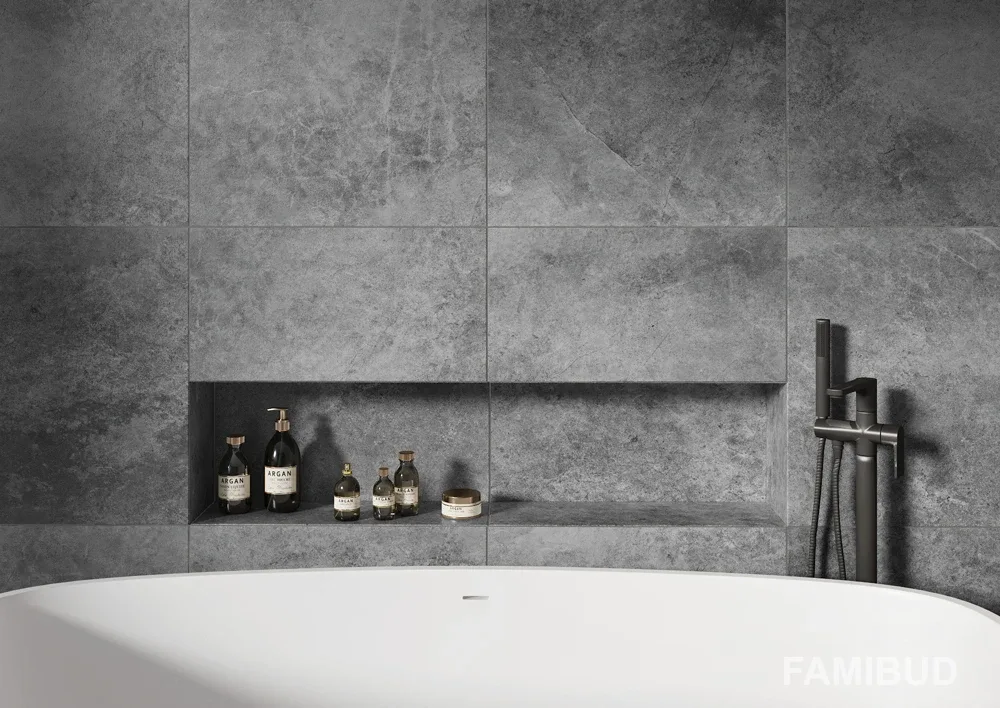 Плитка керамогранітна Tacoma Grey Rect, 597×597×8, Cerrad