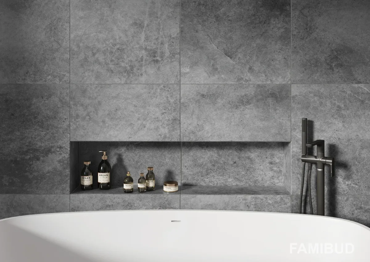 Мозаїка Tacoma Grey, 297×297×8, Cerrad