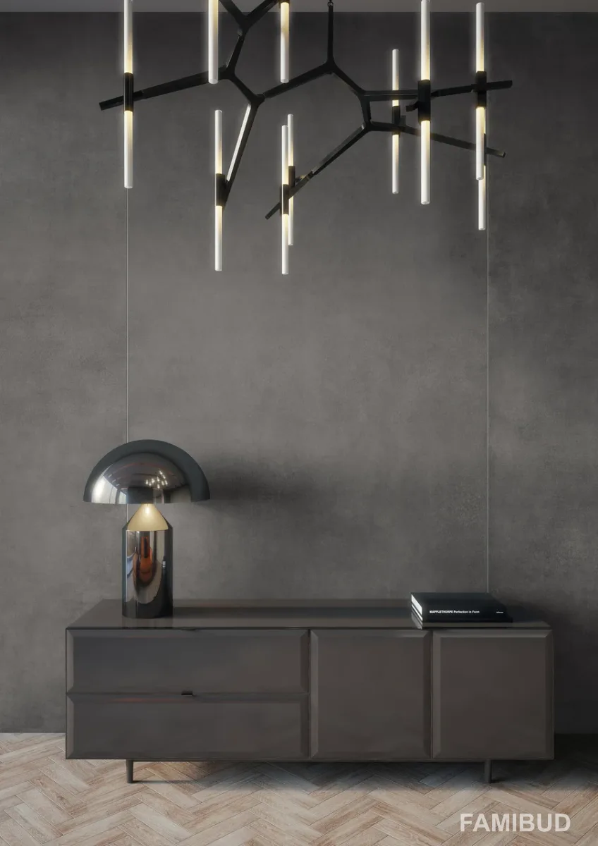 Мозаїка Concrete Anthracite, 297×297×8, Cerrad