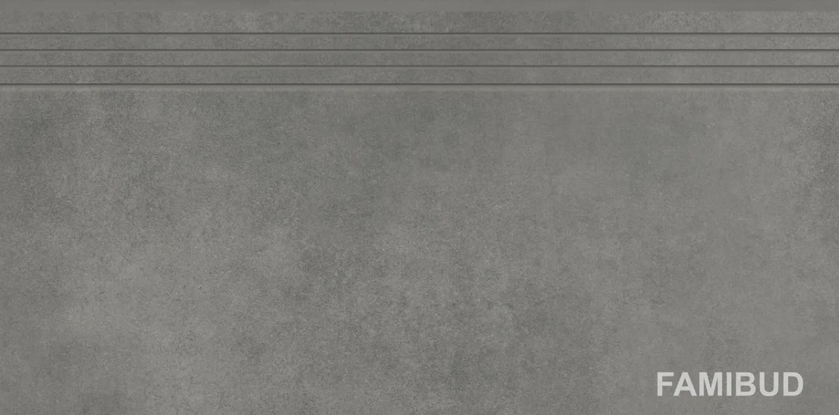 Сходинка Concrete Graphite, 297×597×8, Cerrad