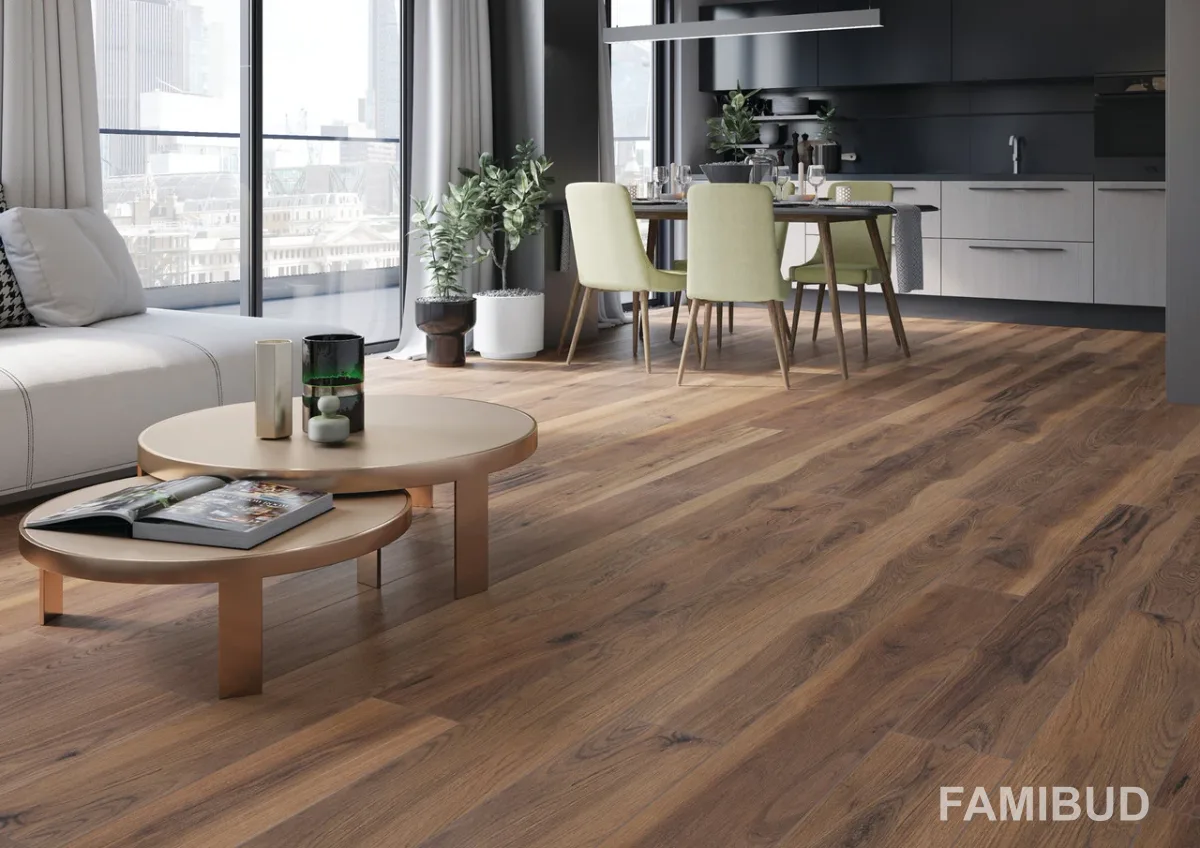 Сходинка з капіносом V shape Acero Marrone 320, 50×1202×8, Cerrad