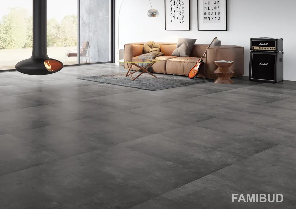 Плитка керамогранітна Tassero Grafit Rect, 597×1197×8, Cerrad