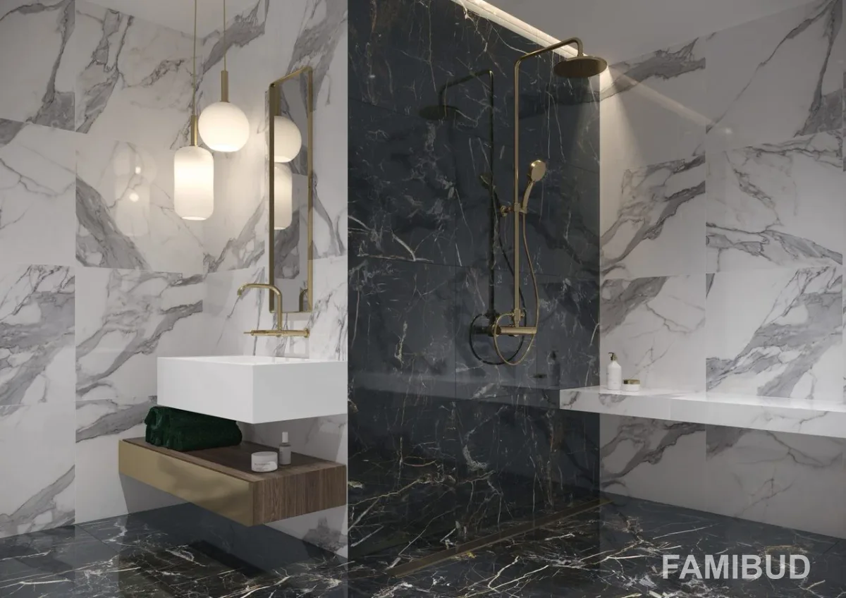 Плитка підлогова Marquina Gold, 59,7×119,7×0,8, 60×120, Cerrad