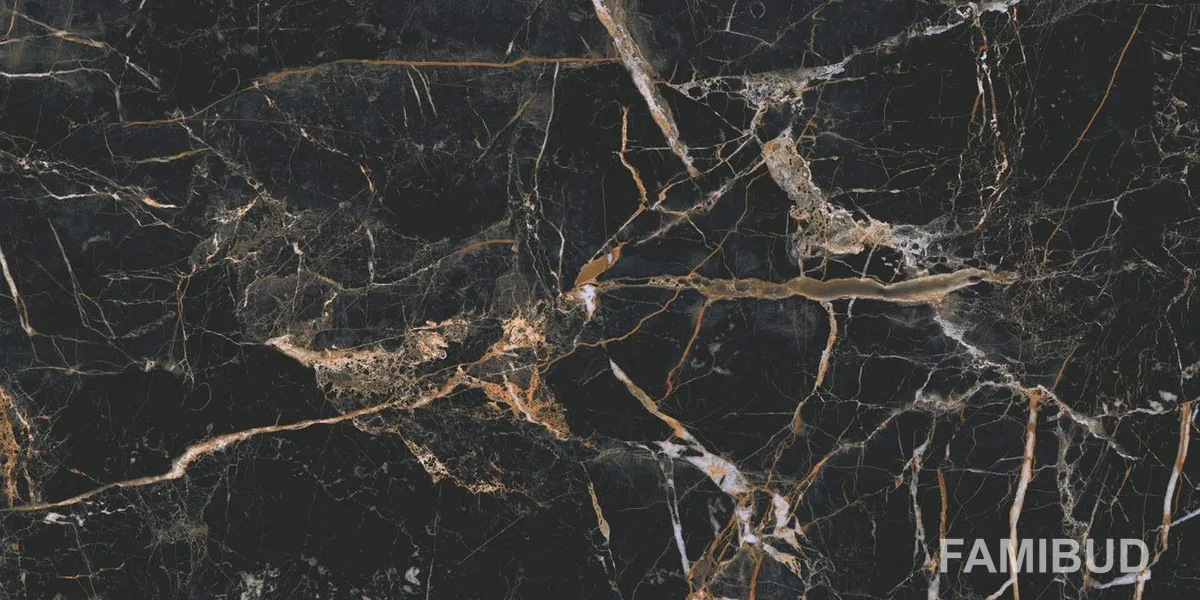 Плитка підлогова Marquina Gold, 59,7×119,7×0,8, 60×120, Cerrad