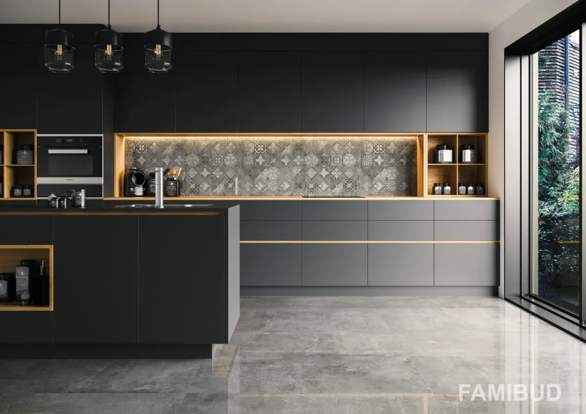 Плитка керамогранітна Softcement Graphite, 597×597×8, Cerrad