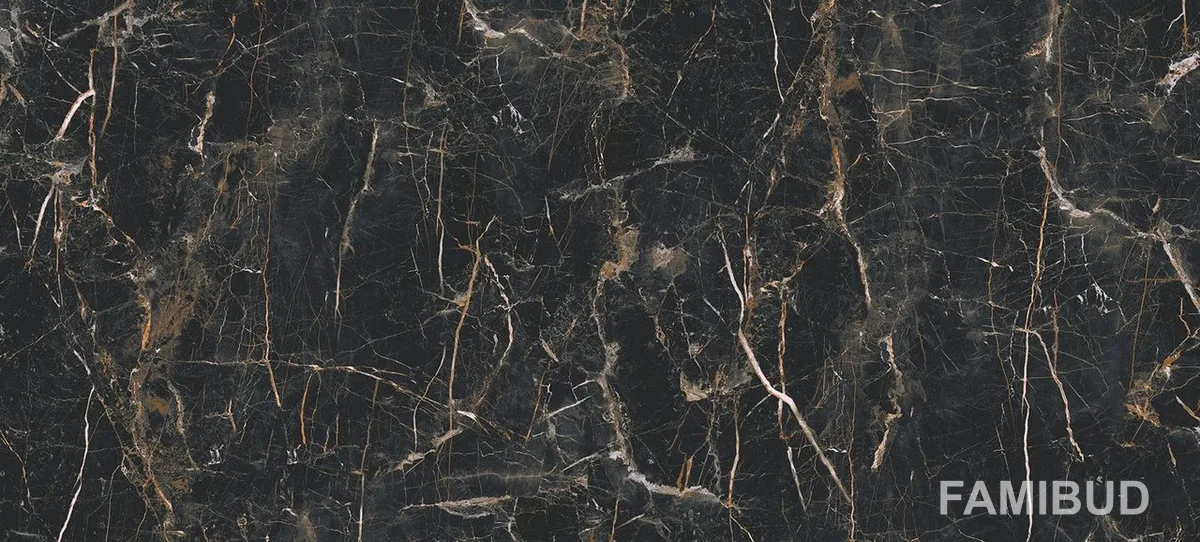 Плитка підлогова Marquina Gold, 119,7×279,7×0,6, 120×280, Cerrad