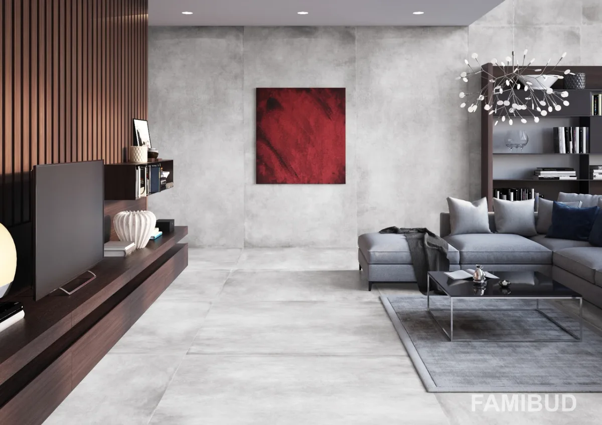 Плитка керамогранітна Concrete Gris, 1197×1197×6, Cerrad