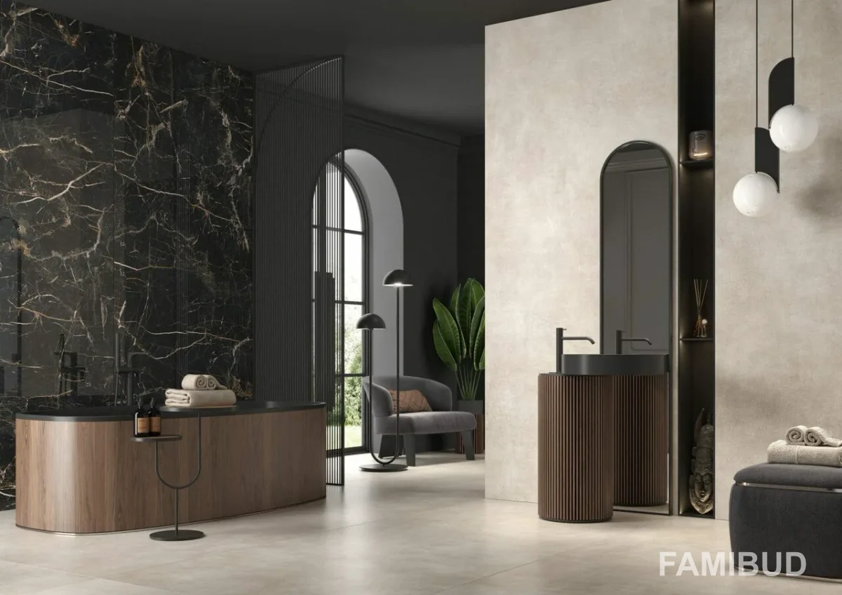 Плитка керамогранітна Concrete Beige Rect, 1197×2797×6, Cerrad