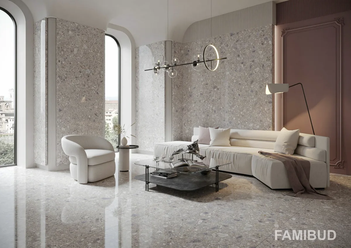 Плитка керамогранітна Ceppo Nuovo Silver, 1197×2797×6, Cerrad