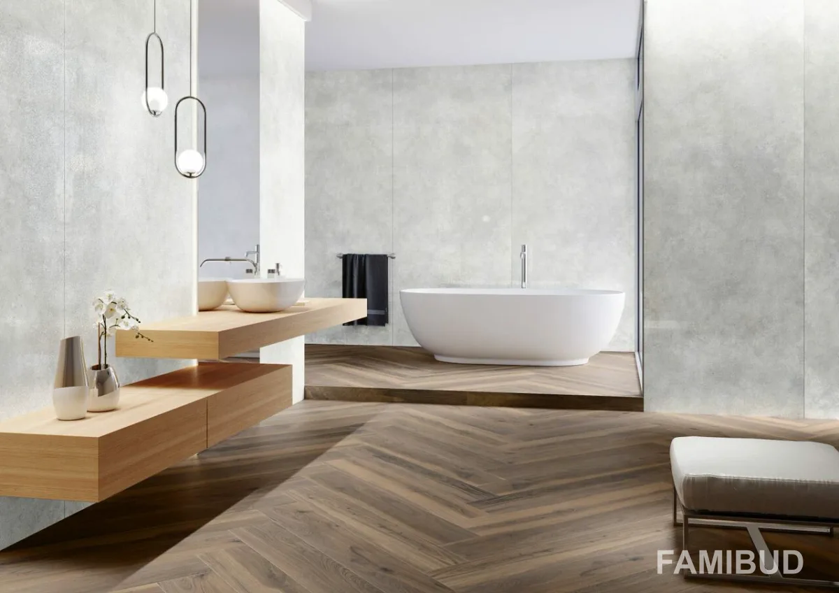 Плитка керамогранітна Modern Concrete Silver Silky Cristal ×8