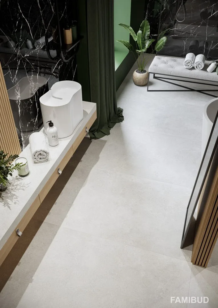 Плитка керамогранітна Modern Concrete Silver Rect ×8