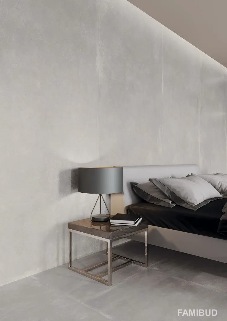Плитка керамогранітна Modern Concrete Silver Rect, 1197×2797×6, Cerrad