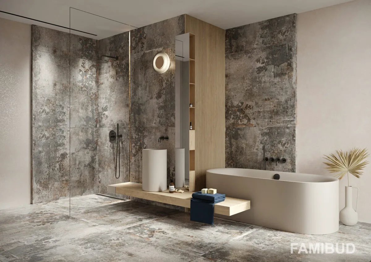Плитка керамогранітна Endless Time Rust Silky Cristal, 597×597×8, Cerrad