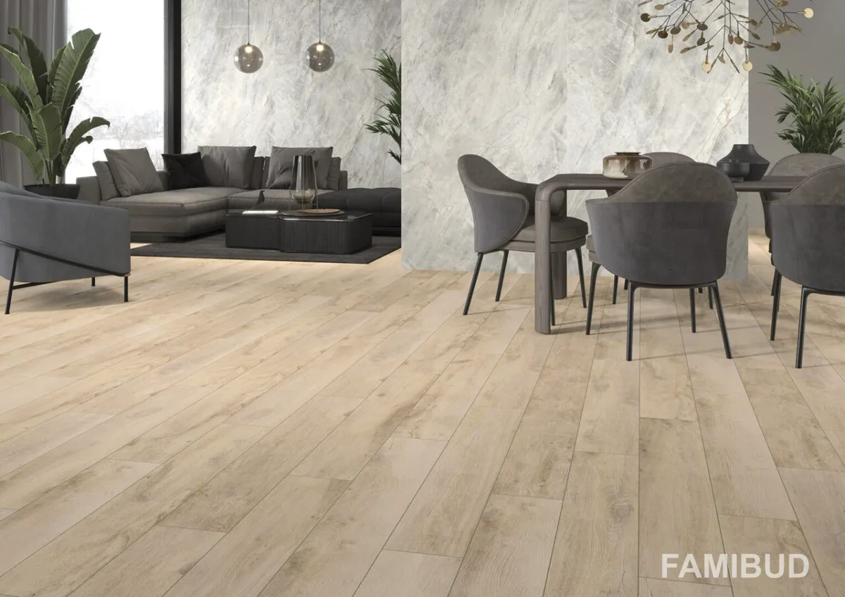 Плитка керамогранітна Guardian Wood Light Beige Rect ×8