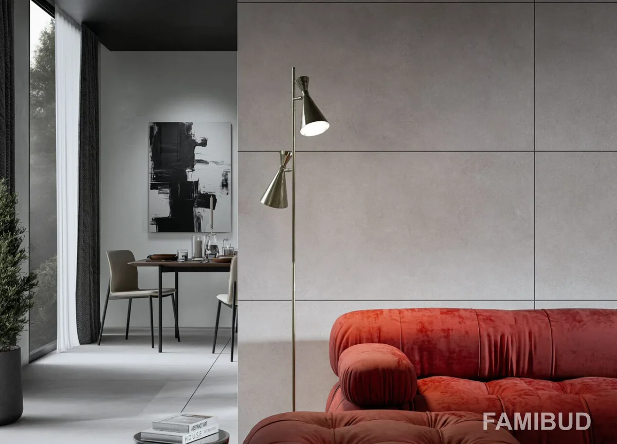 Плитка керамогранітна Modern Concrete Silver Rect ×8