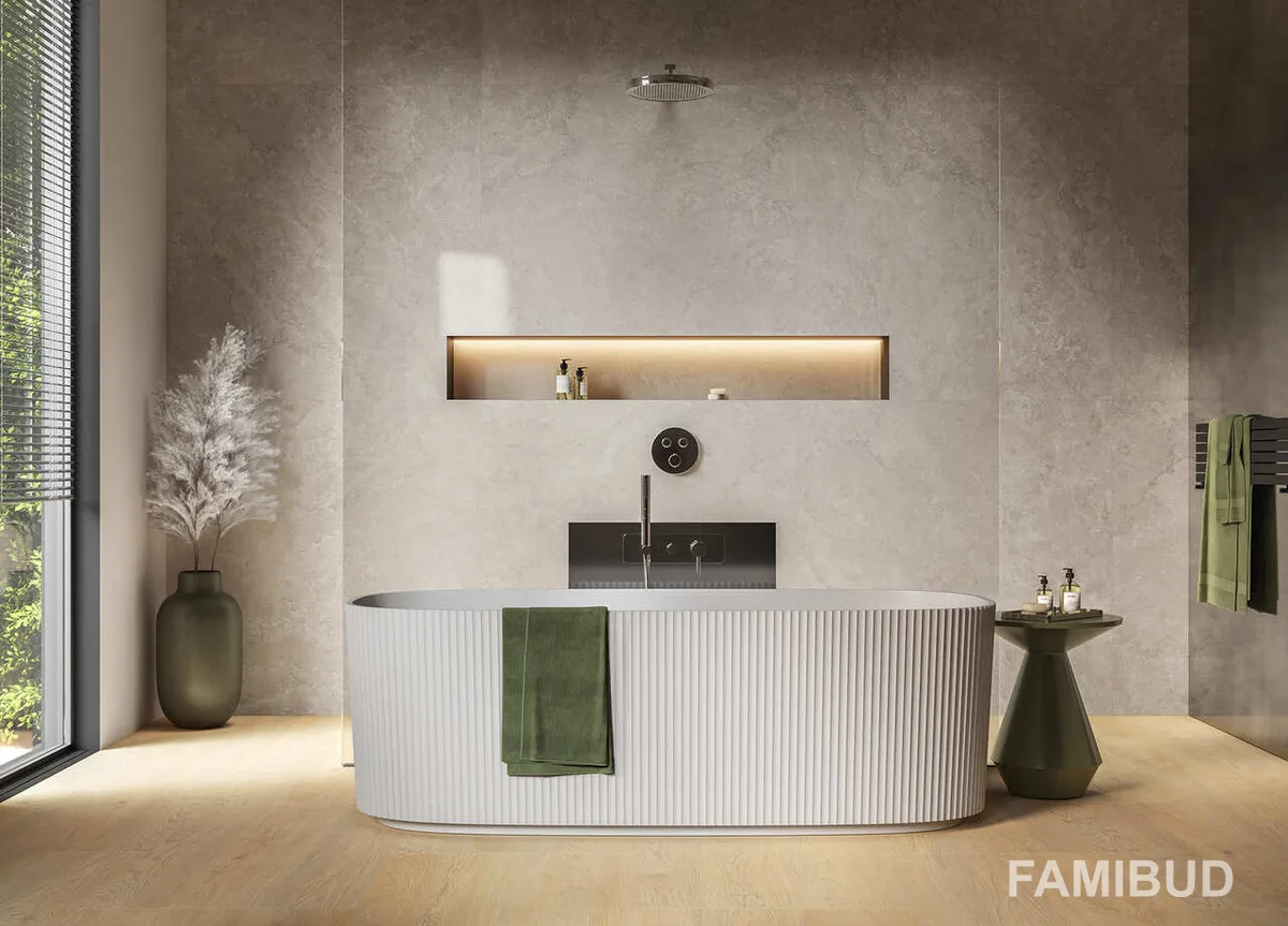 Плитка керамогранітна Neosimple Light Beige Rect ×8