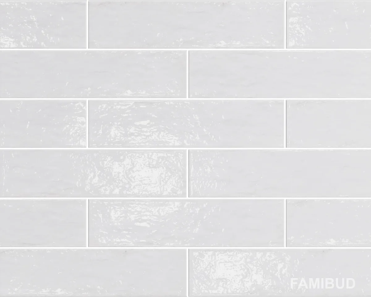Плитка фасадна Palette White, 74×300×9, Cerrad