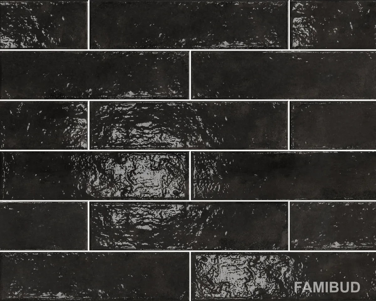 Плитка фасадна Palette Black, 74×300×9, Cerrad