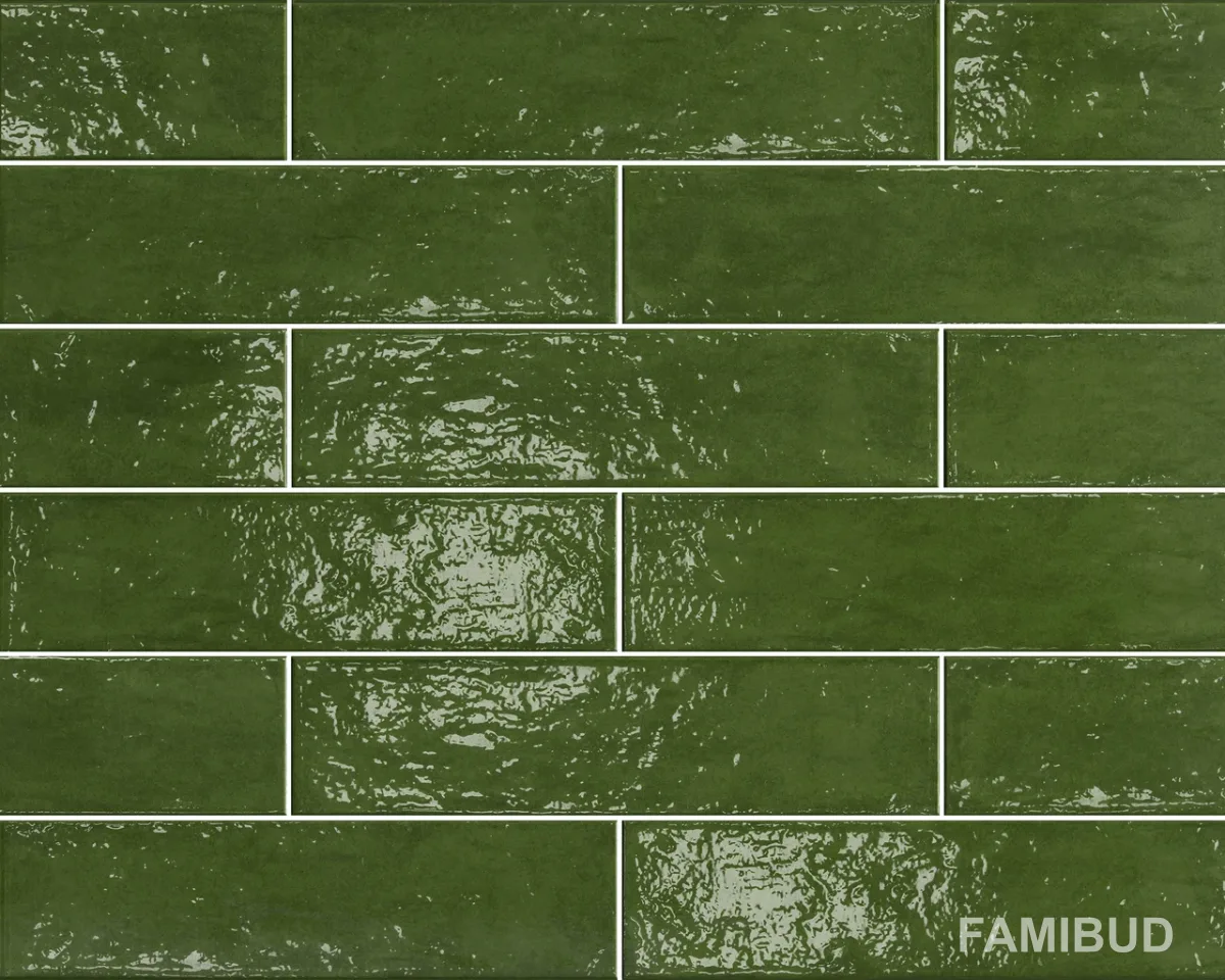 Плитка фасадна Palette Green, 74×300×9, Cerrad