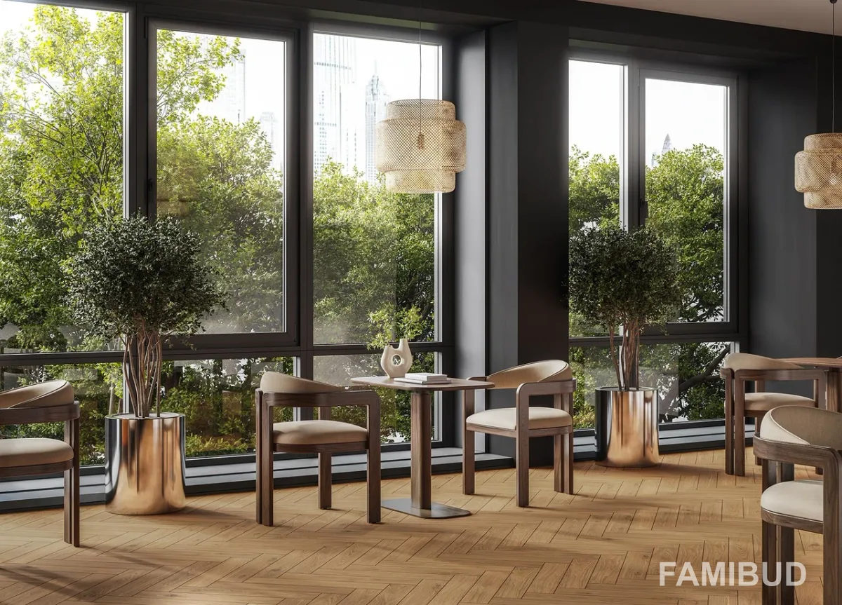Плитка керамогранітна Floor Mossa Brown, 110×600×8, Cerrad