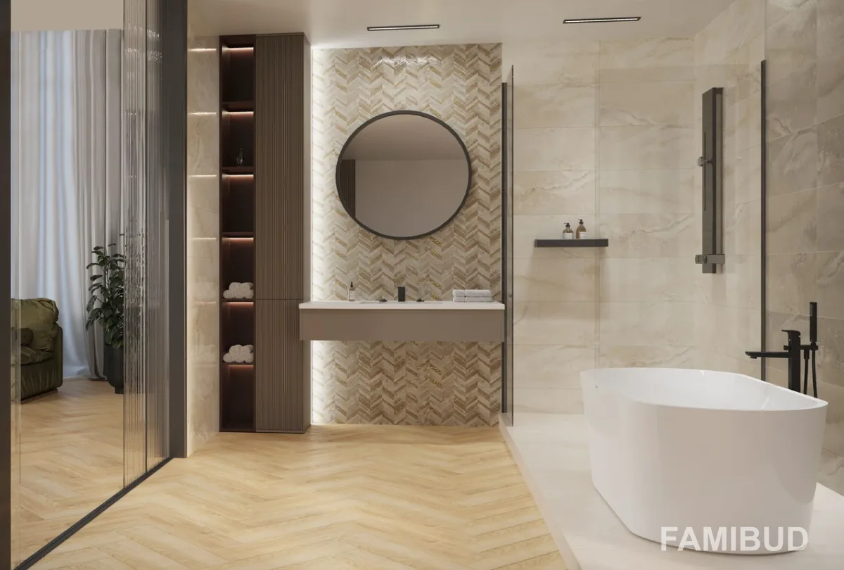 Плитка стінова CCR50-1 Toscana Cream Rect, 300×600, Ceramika Color
