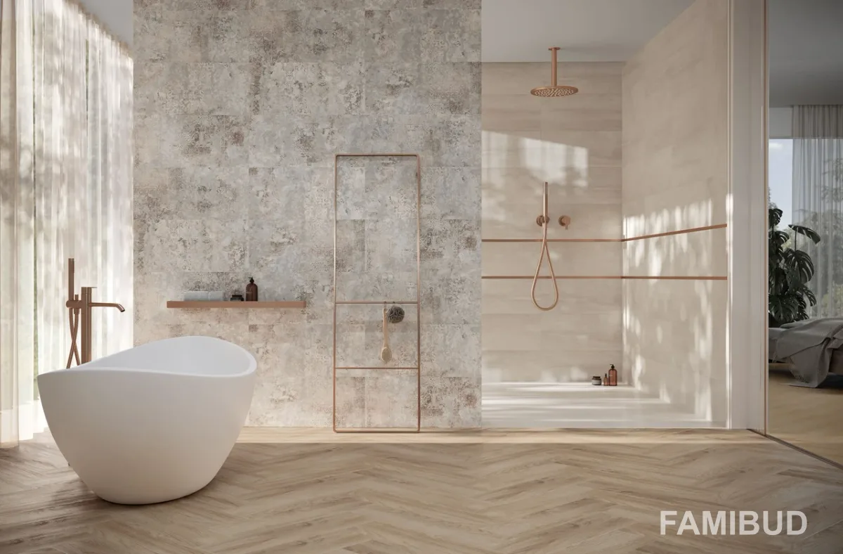 Плитка стінова CCR46-1 Damasco Beige Rect, 300×600, Ceramika Color