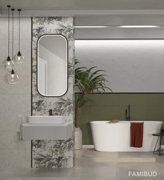 Плитка стінова CKR19-1 Olive Rect, 300×600, Ceramika Color