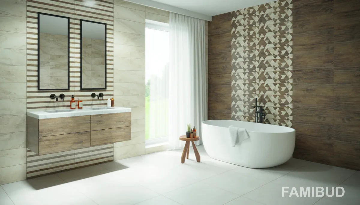 Плитка стінова Adore Beige Rect, 250×750, Ceramika Color