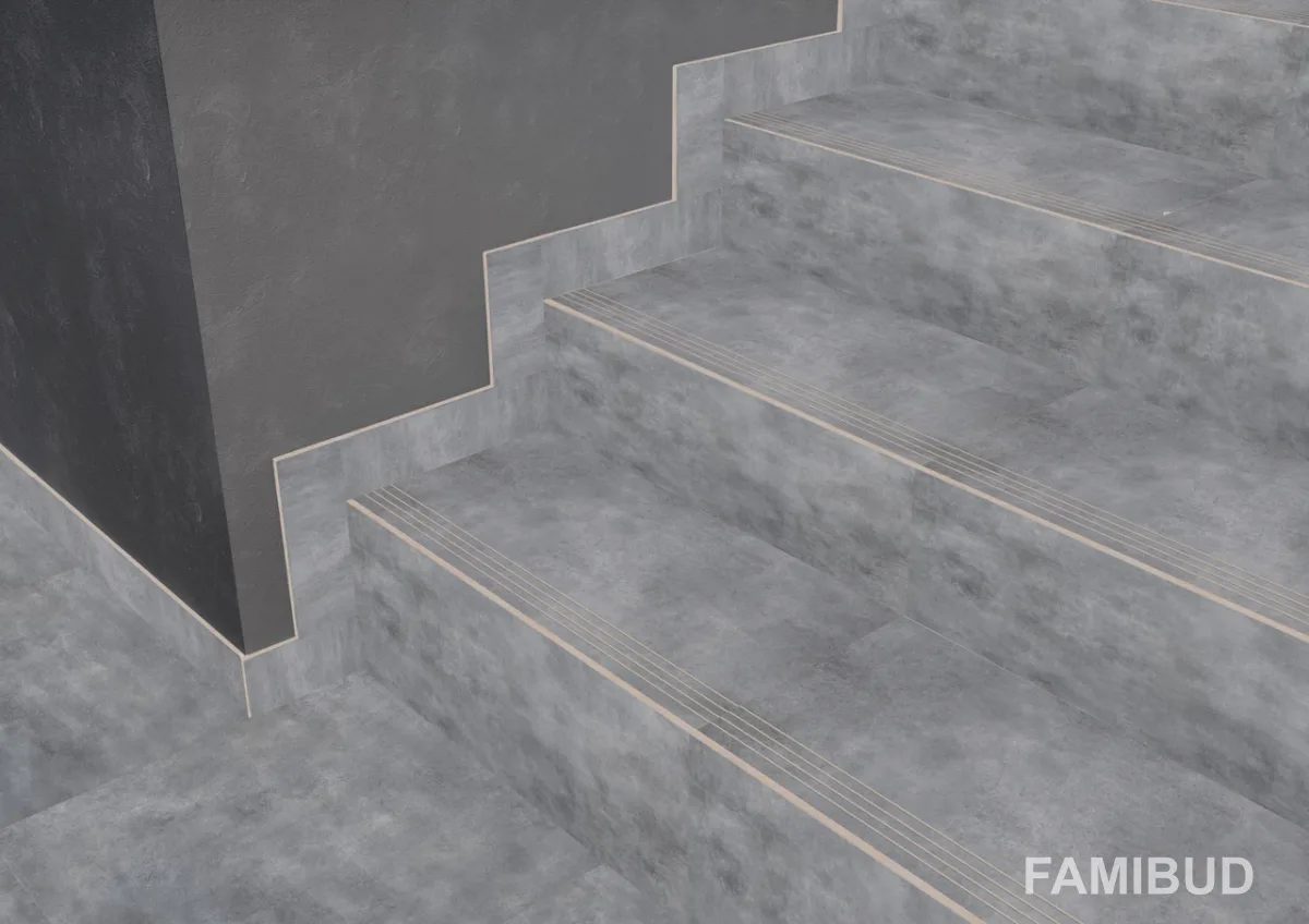 Сходинка Batista Steel, 297×597×8,5, Cerrad