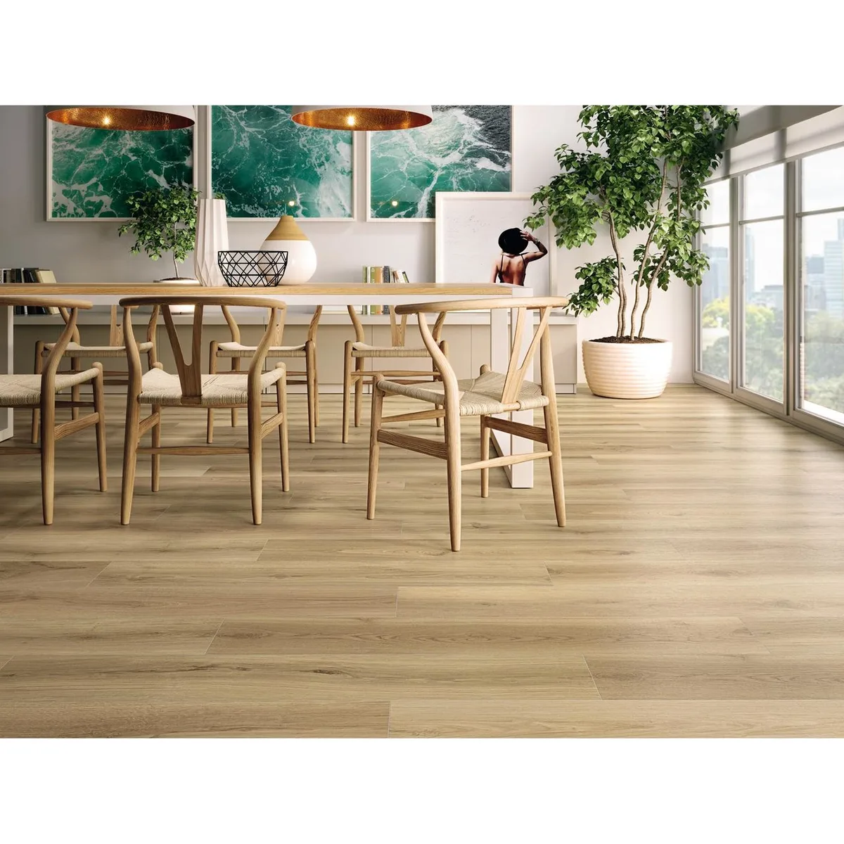 Плитка керамогранітна Taiga Beige, 155×620×8, Stargres
