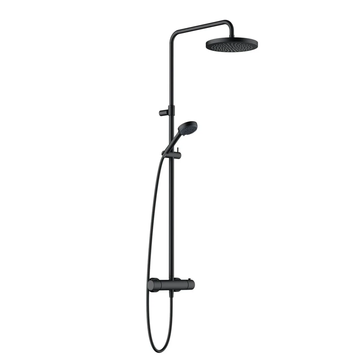 Душова система Dual Shower System Logo 6808239-00, Чорний, Kludi