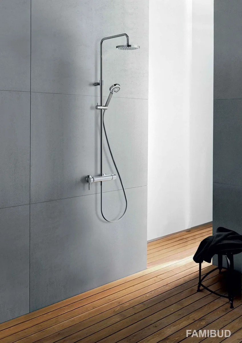 Душова система Dual Shower System Logo 6808505-00, Хром, Kludi