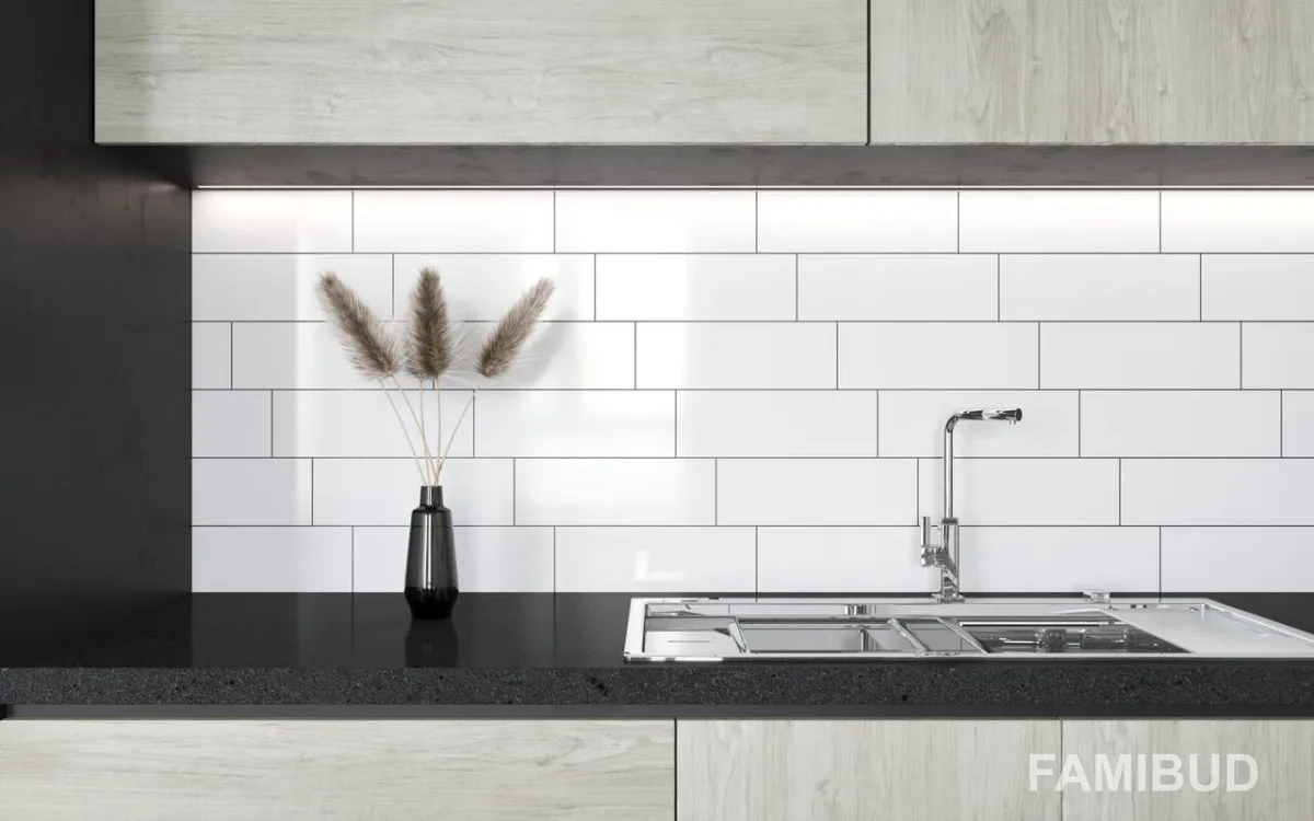 Плитка стінова The Wall Plane Satin, 100×300×6, Білий, Golden Tile